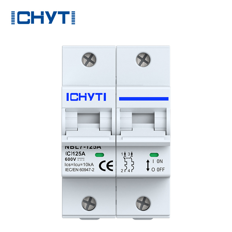 Sem polaridade 125A DC MCB
